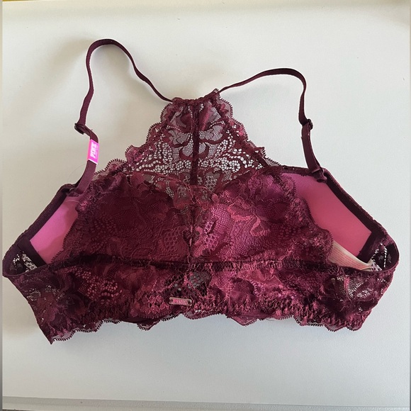 Victoria's Secret PINK Racerback Lacey Push-Up Bra - Picture 2 of 4